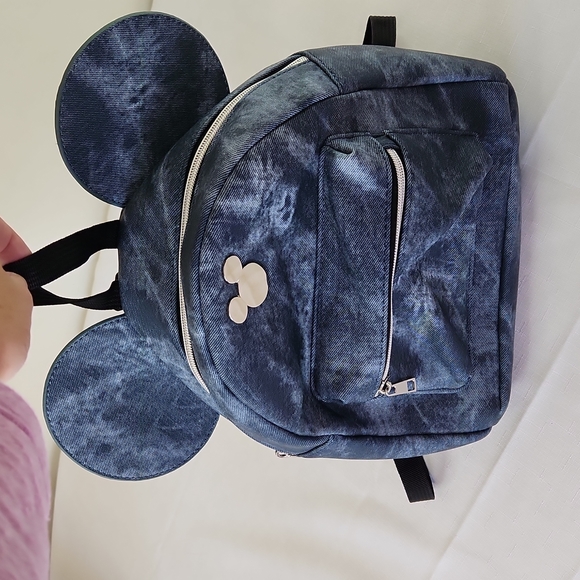 Disney Handbags - Disney Bioworld Denim look Mini backpack. Size 12x11"